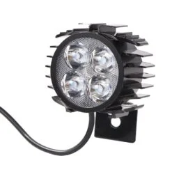 LED-ajovalo äänitorvella sähköpotkulaudalle tai polkupyörälle, 12-80V